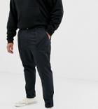 Collusion Plus Tapered Fit Chino In Black