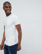 Burton Menswear Muscle Fit T-shirt In Gray Marl - Gray