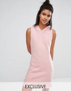 Nocozo Pastel Short Dress With Hood - Blush Pink