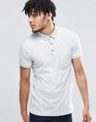 Brave Soul Short Sleeve Polo Shirt - Gray