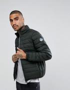 North Sails Super Light Down Puffer Jacket In Khaki - Green