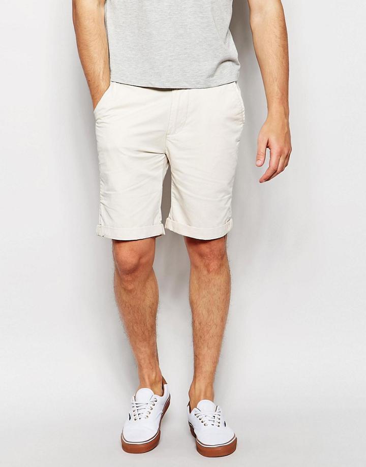 Bellfield Chino Shorts - Beige