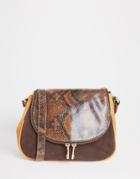 Urbancode Leather Saddle Cross Body Bag