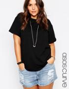Asos Curve The Ultimate Easy T-shirt - Black