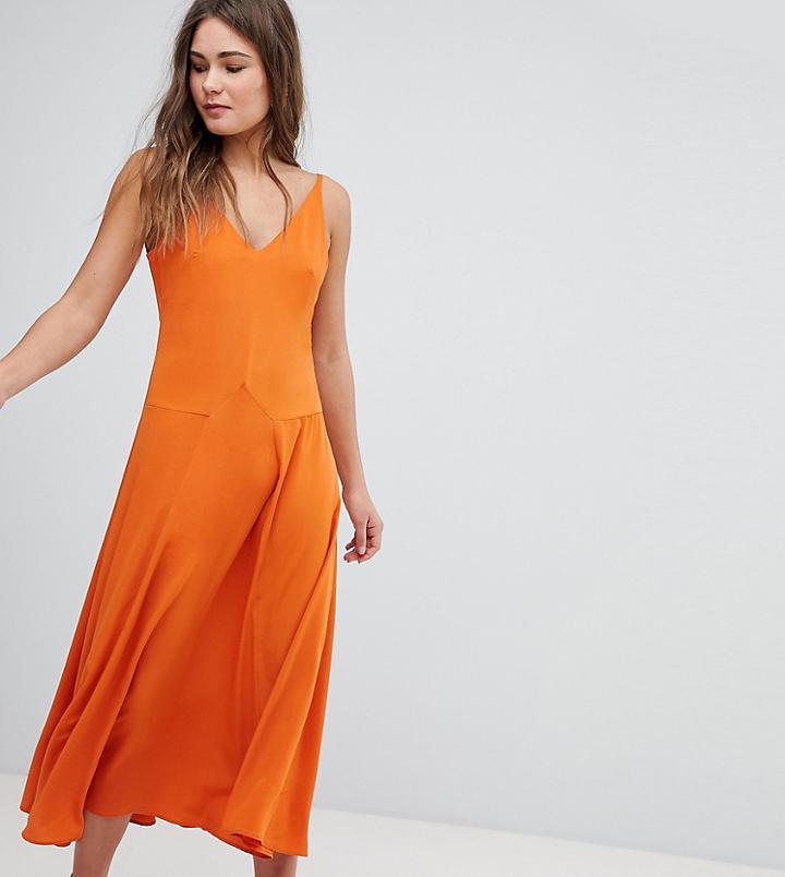 Boohoo V-neck Maxi Dress - Blue