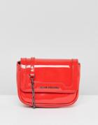 Armani Exchange Red Chain Strap Cross Body Bag - Red