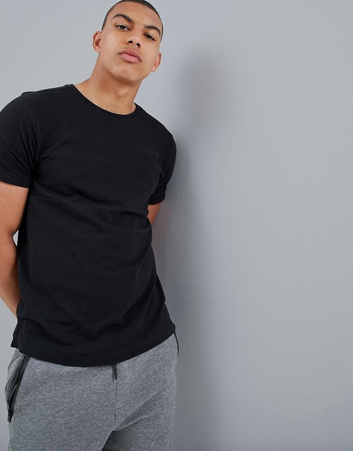 Dissident Taped Gym T-shirt - Navy