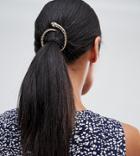 Orelia Halloween Snake Open Circle Hair Clip - Gold