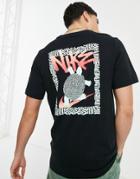 Nike Si2 Logo Back Print T-shirt In Black