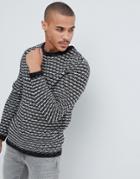 Only & Sons Chunky Knitted Sweater - Gray