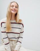 New Look Stripe Sweater - Cream