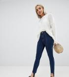 River Island Petite Harper Stirrup Skinny Jeans - Blue