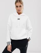 Adidas Originals Ryv Hoodie In White - White