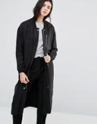 Minimum Seija Long Straight Coat - Black