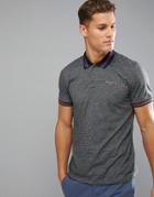 Ted Baker Golf Polo With Contrast Collar - Gray