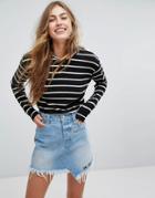 Bershka Stripe Monochrome Sweater - Multi