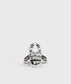 Reclaimed Vintage Inspired Stainless Steel Ring With Beetle Design Exclusive To Asos-silver