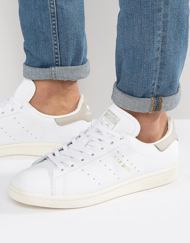 Adidas Originals Stan Smith Sneakers In White S75075 - White