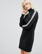 Fred Perry Retro Taped Tracksuit Dress - Black