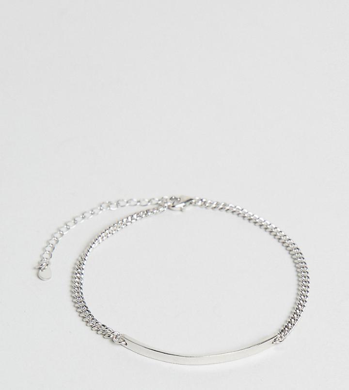 Designb Id Bracelet In Sterling Silver - Silver