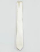 Gianni Feraud Cream Plain Tie - Cream
