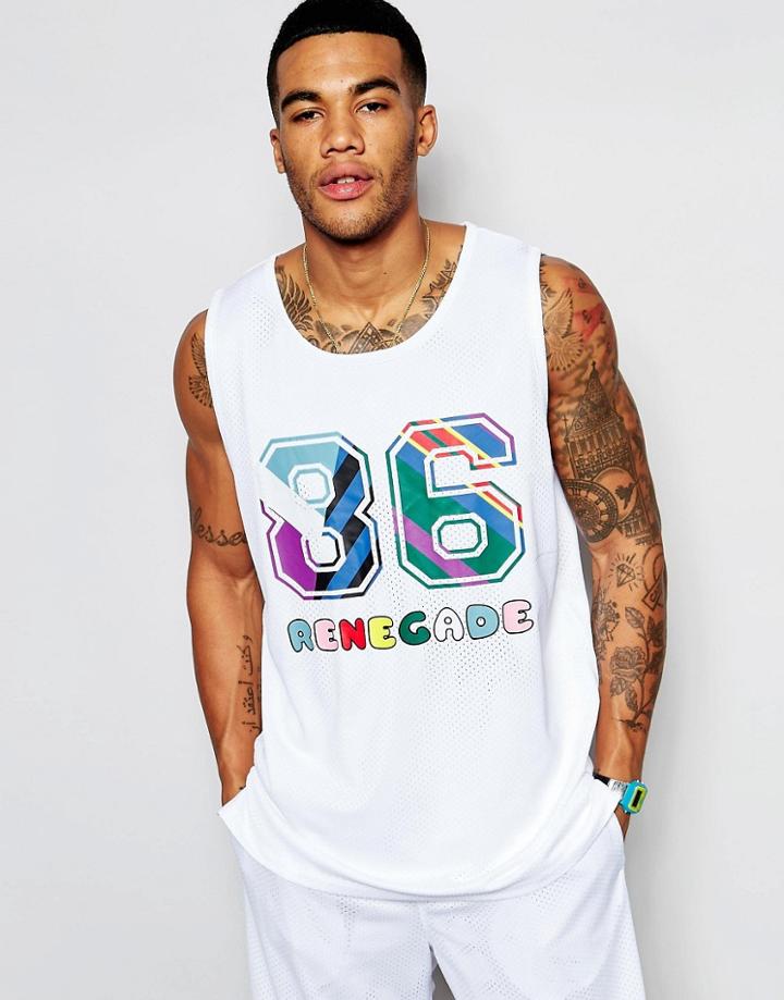 Puma X Dee & Ricky Mesh Tank - White