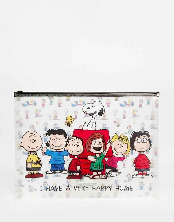 Peanuts A4 Ziplock Pouch - Multi