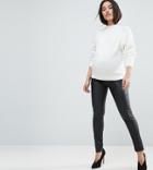 Supermom Maternity Leather Look Pants With Bump Band - Black