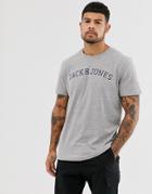 Jack & Jones Originals Chest Branding Logo T-shirt-gray
