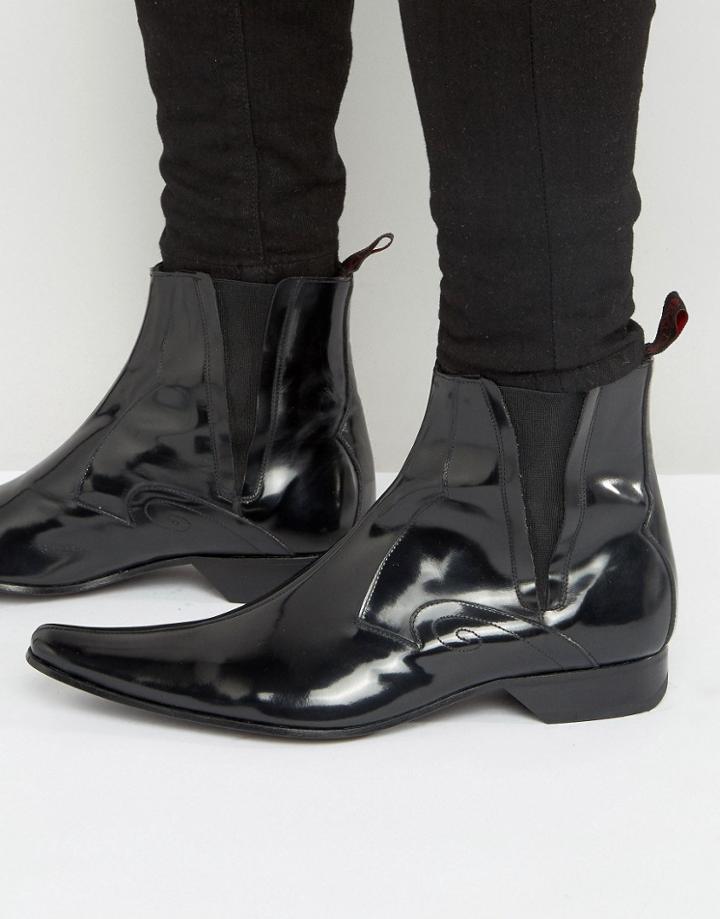 Jeffery West Pino Chelsea Boots - Black