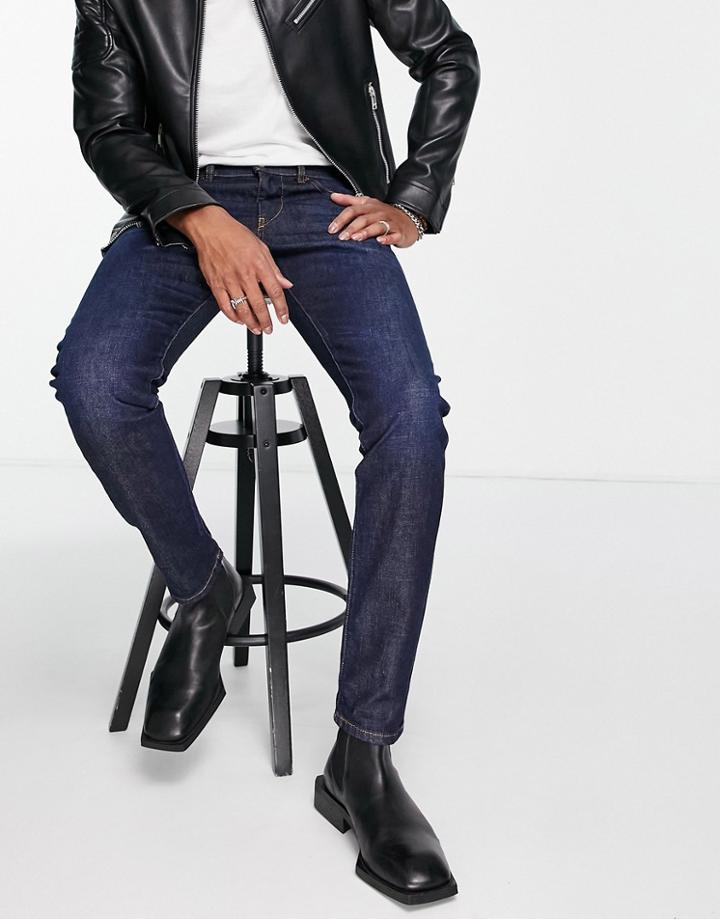 Diesel D-strukt Slim Jeans In Dark Wash-blue
