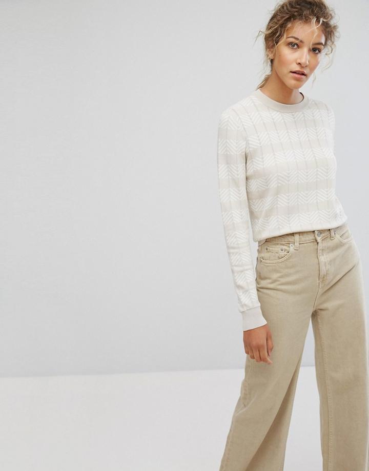 Wood Wood Regina Knit Sweater - White