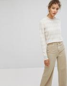 Wood Wood Regina Knit Sweater - White