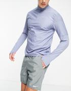 Nike Running Run Division Flash Element Half Zip Top In Blue-blues