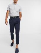Selected Homme Slim Jersey Suit Pants In Navy