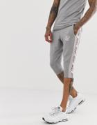 Siksilk Two-piece Shorts In Gray With Side Stripe - Gray