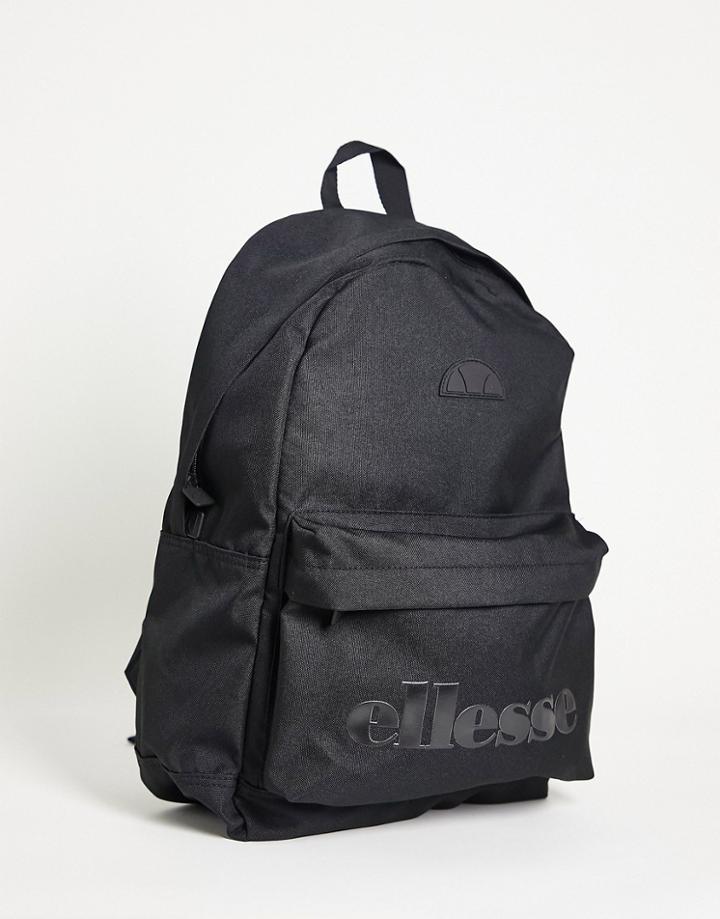 Ellese Mono Logo Backpack In Black