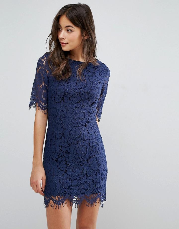 Madam Rage Lace Dress - Navy