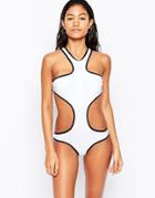 Little Mistress Halter Cut Away Swimsuit