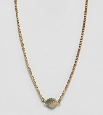 Made Gold Dot Pendant Neckalace - Gold