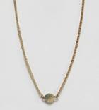 Made Gold Dot Pendant Neckalace - Gold
