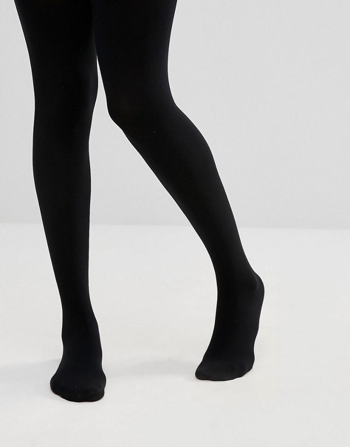 Asos Design 200 Denier Thermal Tights-black