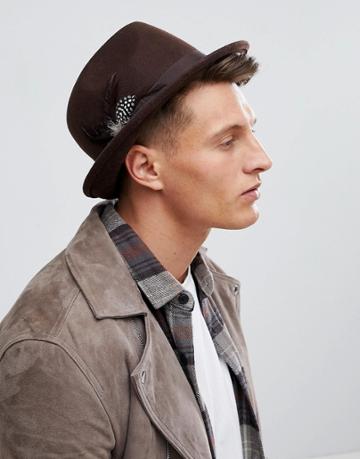 Boardmans Carson Trilby - Brown