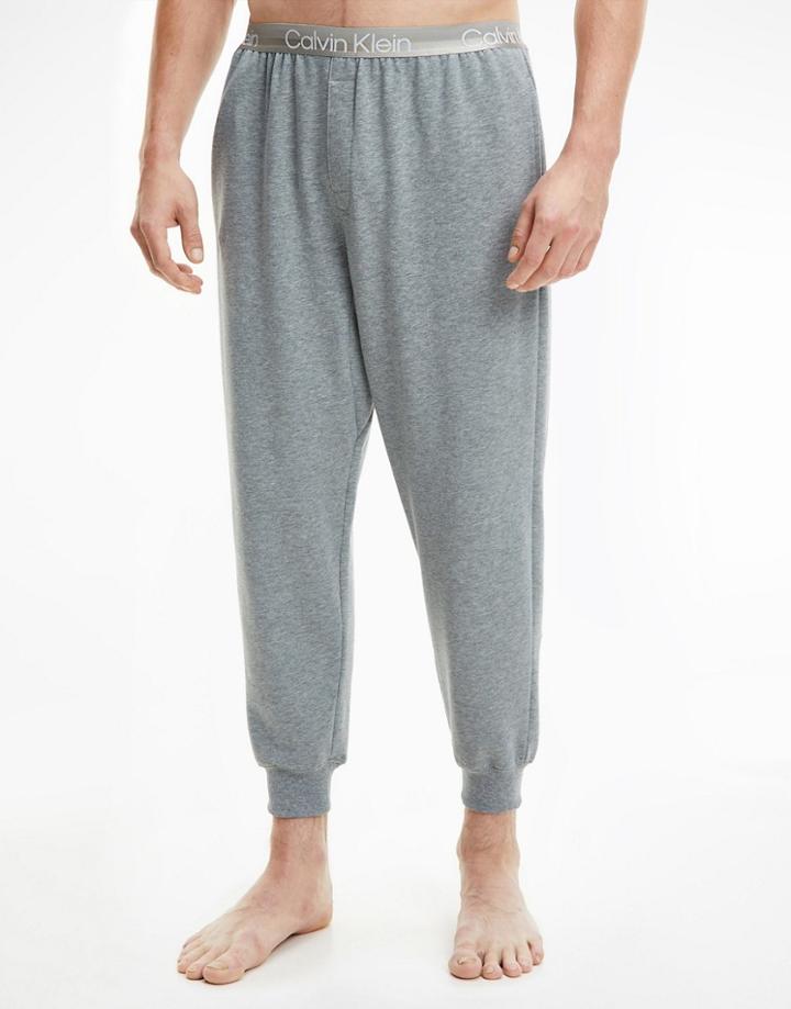 Calvin Klein Lounge Sweatpants In Gray Heather
