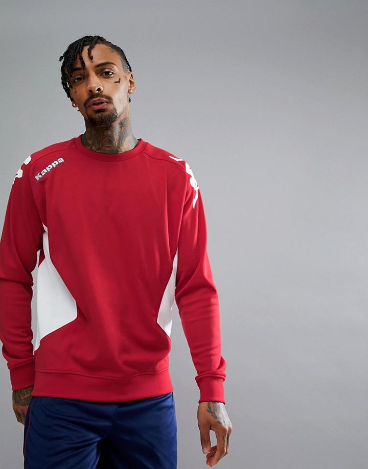 Kappa Cremone Training Sport Sweatshirt - Red