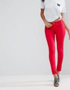 Pepe Jeans Pixie Skinny Fit Jeans - Red