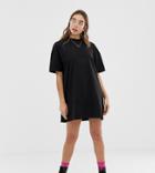 Collusion Mini T-shirt Dress In Black