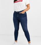Wrangler Plus High Rise Skinny Jeans - Blue