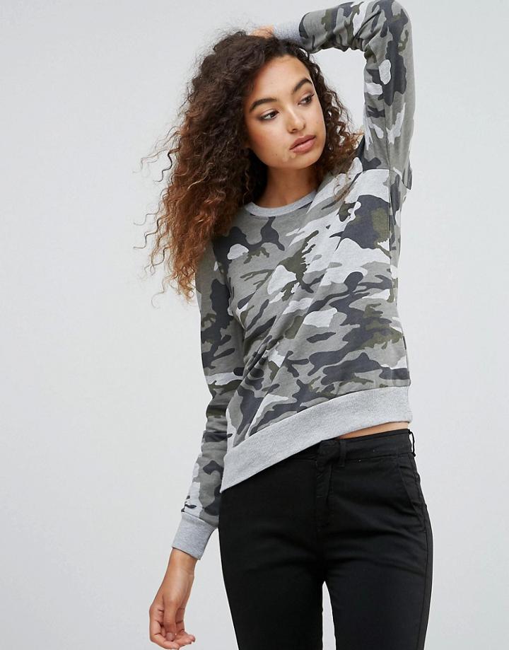 Ichi Camo Sweatshirt - Multi