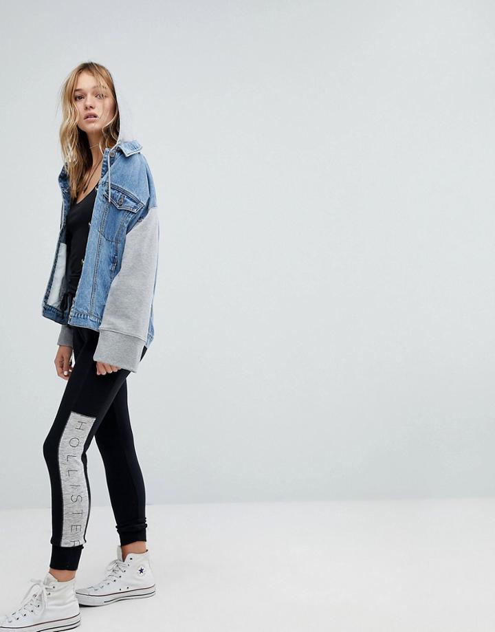 Hollister Sporty Skinny Trackpant - Black